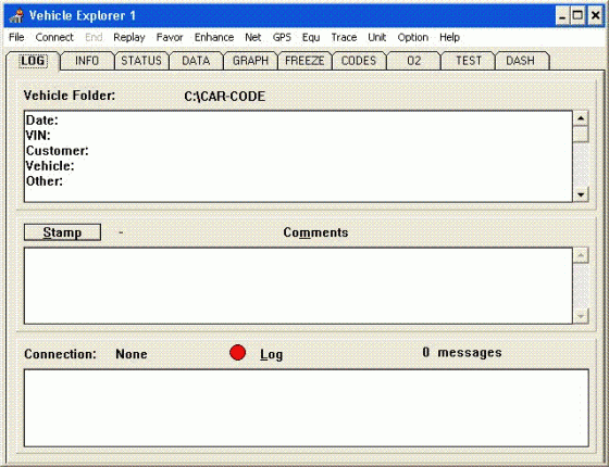 OBD-2 Vehicle Explorer Scan Tool Browser v1.06