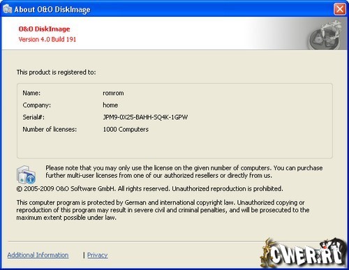 O&O DiskImage Professional Edition 4.0 Build 190/ x64