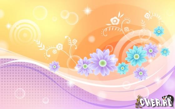 Abstract Flowers Design Wallpapers