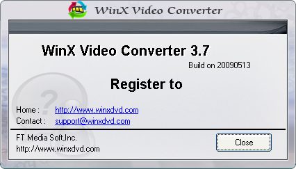 WinX Video Converter 3.7