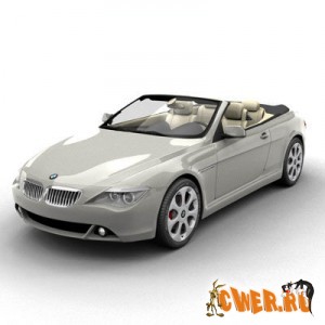 BMW 6 Convertible 3dsmax model