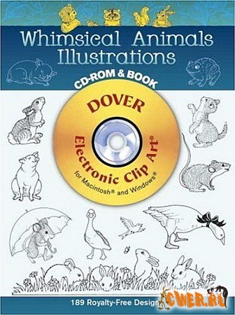 Dover™ Whimsical animals Illustrations