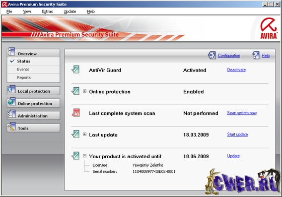 Avira Premium Security Suite 9.0.0 Build 355