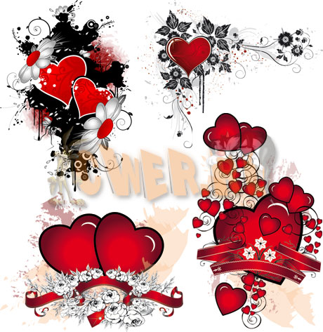 Векторные сердца