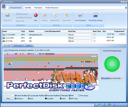 Raxco PerfectDisk 2008 Professional build 39