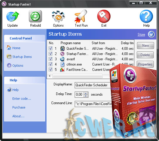 Startup Faster! 3.04