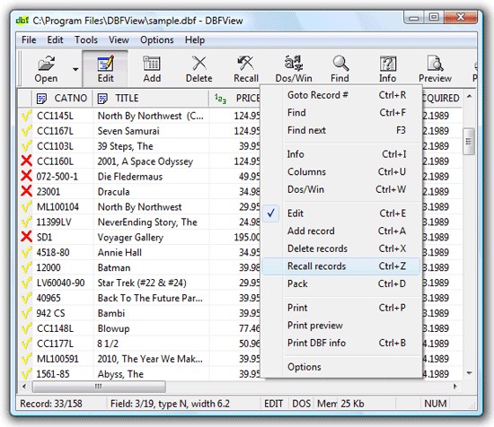 DBFView 3.01