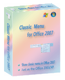 Classical Menu для Office 2007 - Рус, Eng, De, Es...