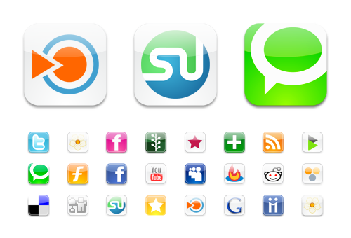 Web 2.0 Social Bookmarks Icon