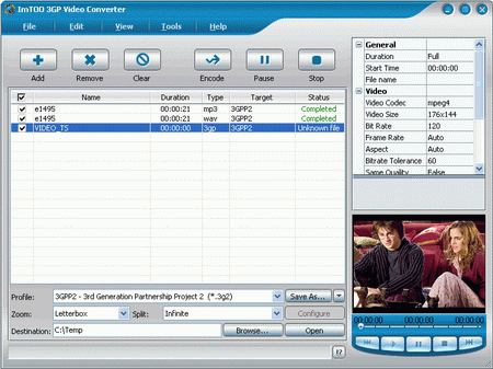 ImTOO 3GP Video Converter v3.1