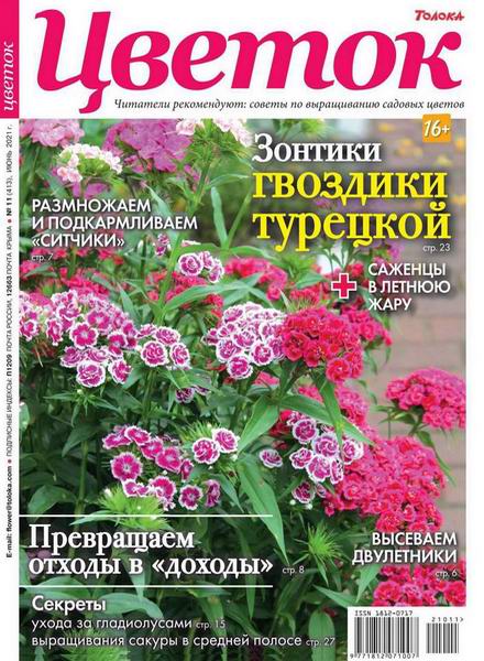 журнал Цветок №11 июнь 2021