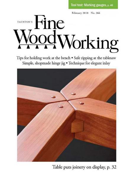 Fine Woodworking №266 February февраль 2018