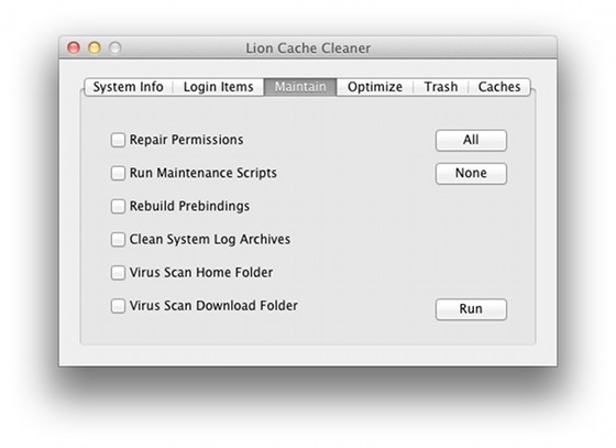 Lion Cache Cleaner 6.0.3