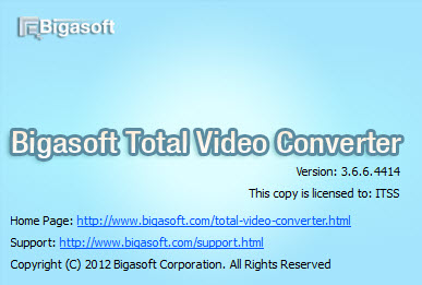 Bigasoft Total Video Converter 3.6.6.4414