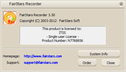 FairStars Recorder 3.50