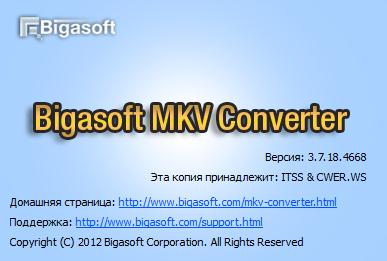 Bigasoft MKV Converter 3.7.18.4668
