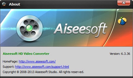 Aiseesoft HD Video Converter 6.3.36