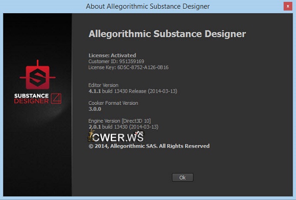 Allegorithmic Substance Designer 4.1.1 Build 13430