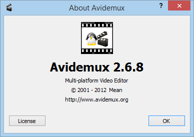 Avidemux 2.6.8.2
