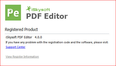 iSkysoft PDF Editor & OCR Plugin