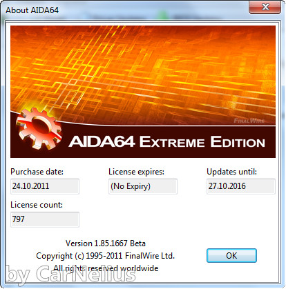 AIDA64 Extreme Edition 1.85.1667 Beta