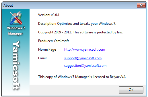 Windows 7 Manager 3.0.1 Final