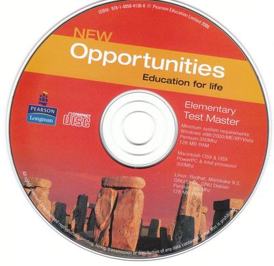 New Opportunities Elementary Test master CD