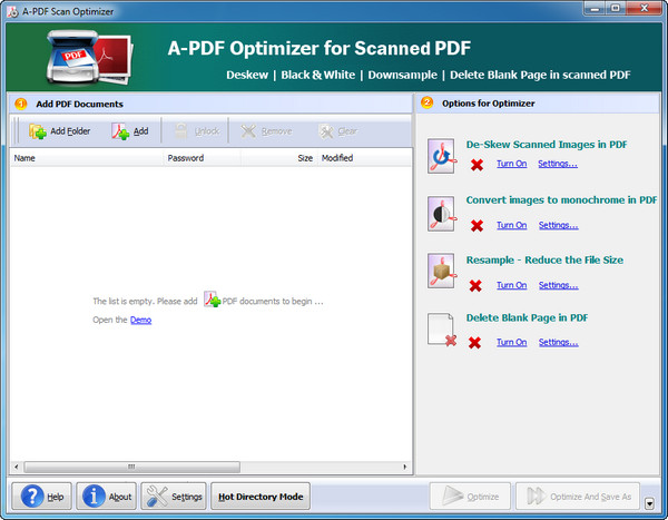 A-PDF Scan Optimizer