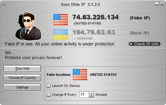 Auto Hide IP 5