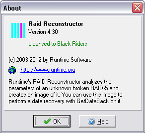 Runtime Raid Reconstructor