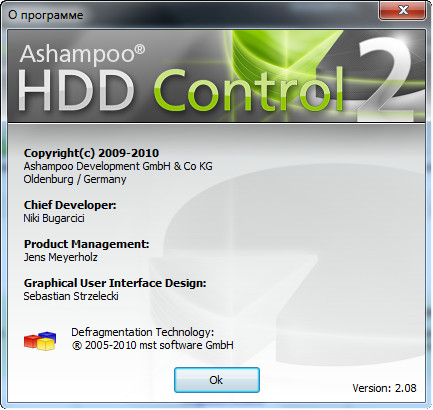 Ashampoo HDD Control 2.08 Unattended