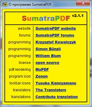Sumatra PDF 2.1.1 Final