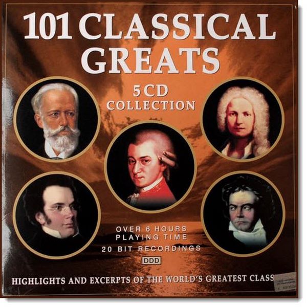 101 Classical Greats 5CD (2016)