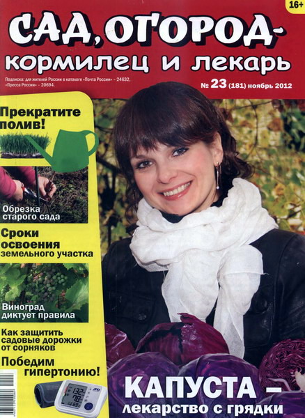 Сад, огород - кормилец и лекарь №23 (ноябрь 2012)