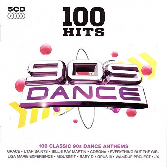 скачать 100 Hits. 90s Dance 5CD Box Set (2010)