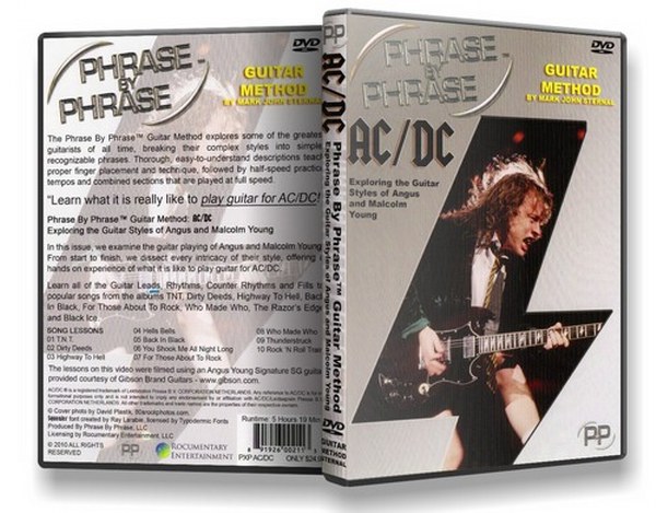 скачать Mark John Sternal Phrase By Phrase™ Guitar Method: AC/DC (2009)