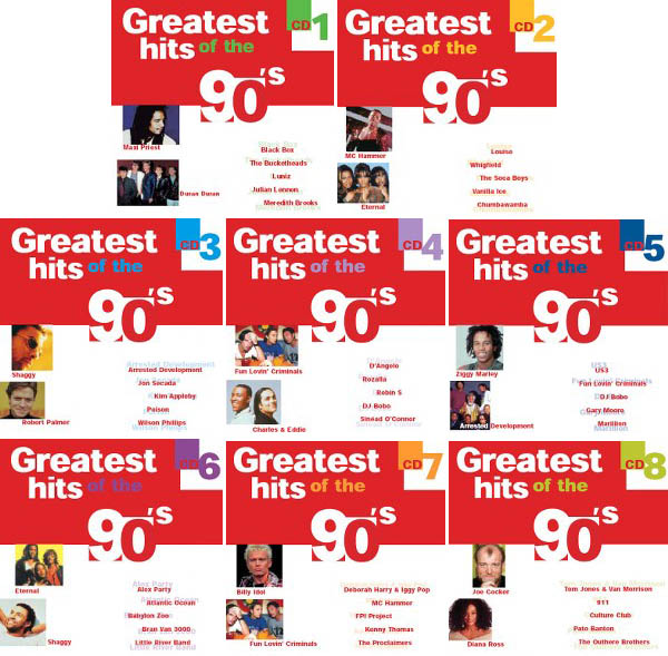 скачать Greatest Hits of the 90's Vol. 1-8 (2004)