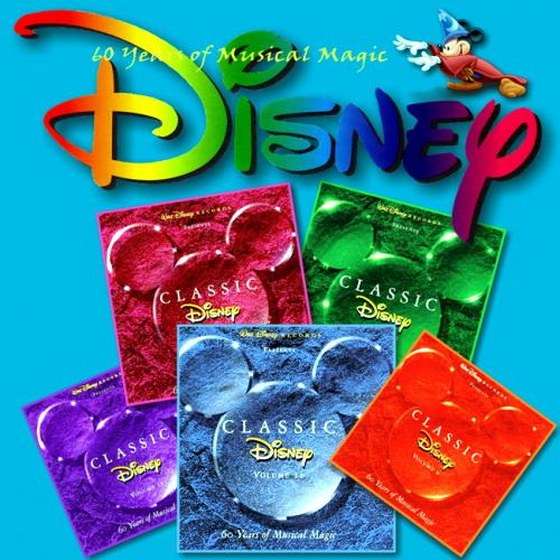 Classic Disney: 60 Years Of Musical Magic, 5CD Box Set (2003)