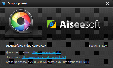 Aiseesoft HD Video Converter 8.1.10 + Rus