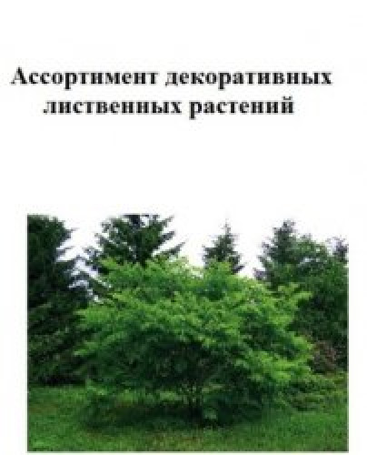 Т.Ю. Аксянова. Ассортимент декоративных лиственных растений