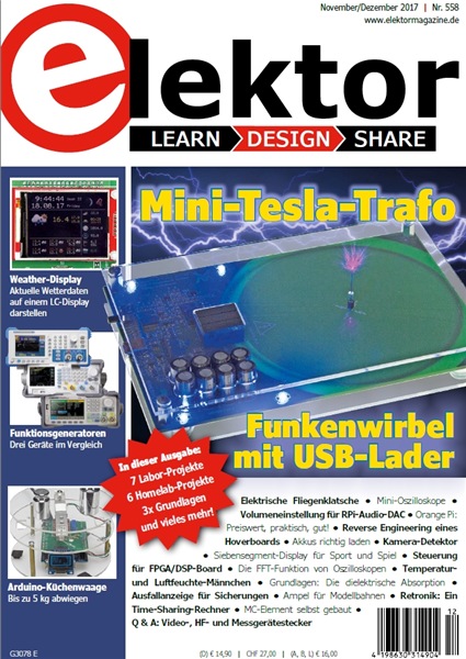 Elektor Electronics №11-12 (November-Dezember 2017) Germany