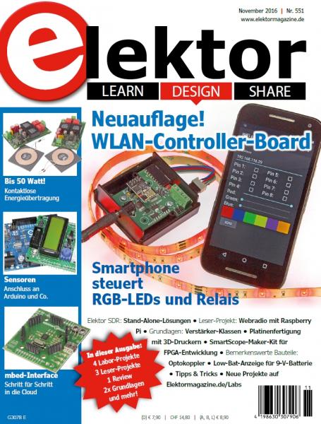 Elektor Electronics №11 (November 2016) Germany