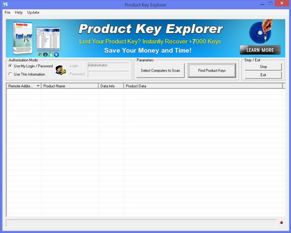 NSAuditor Product Key Explorer