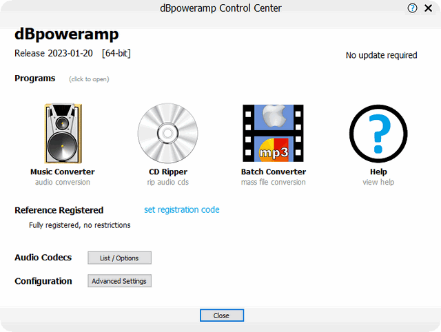 dBpoweramp Music Converter 2023.01.20 Reference + Portable