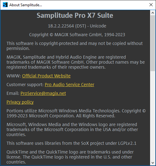Portable MAGIX Samplitude Pro X7 Suite 18.2.2.22564