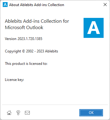 AbleBits Add-ins Collection for Outlook 2023.1.720.1385