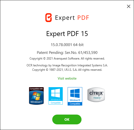 Avanquest eXpert PDF Ultimate 15.0.78.0001
