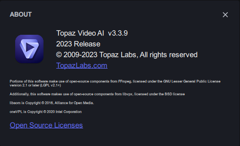 Topaz Video AI 3.3.9 + Portable