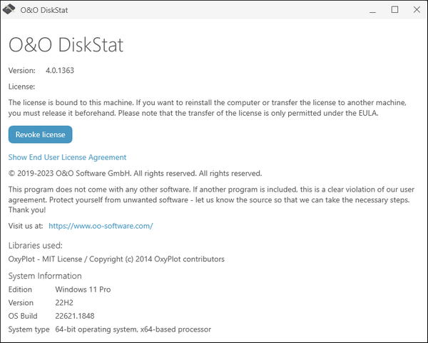 O&O DiskStat Professional Edition 4.0.1363