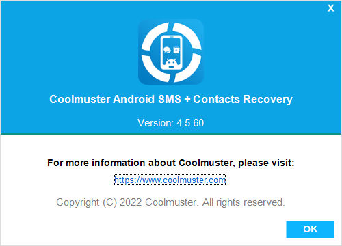 Coolmuster Android SMS + Contacts Recovery 4.5.60